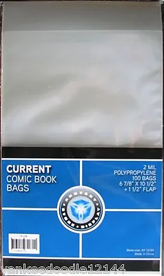 Buy 4000 New CSP CURRENT/MODERN Comic Book Archival Poly Bags- 6 7/8 X 10 1/2 • 144.57£