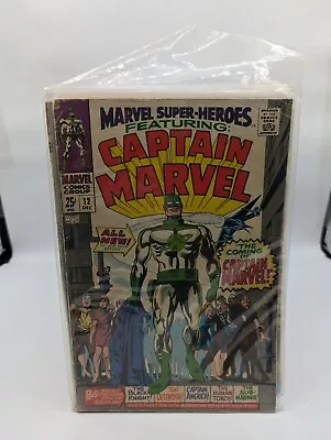 Buy MARVEL SUPER-HEROES #12 1967 1st APP OF CAPTAIN MARVEL! • 189.49£