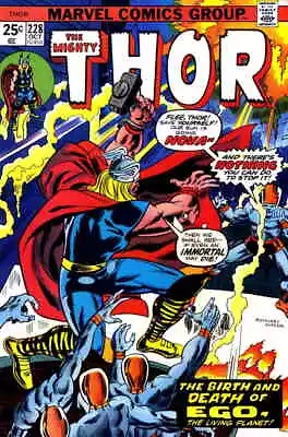 Buy Thor #228 (with Marvel Value Stamp) VG; Marvel | Low Grade - Ego The Living Plan • 4.78£