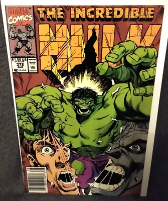 Buy INCREDIBLE HULK #372 NM 1990 Marvel - Dale Keown Art/cover - Newsstand Ed. • 9.46£