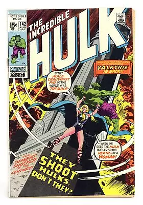 Buy Incredible Hulk #142 VG- 3.5 1971 • 20.79£