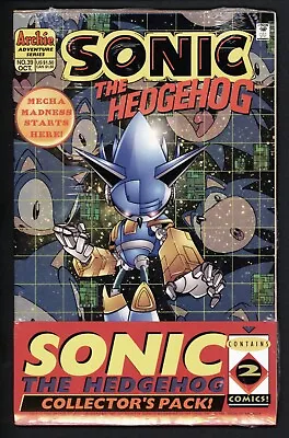 Buy SONIC The HEDGEHOG # 39 1996 ARCHIE 1st APPEARANCE MECHA SONIC RARE. 2 COPIES • 315.45£