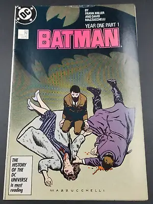 Buy Batman 404 Year One Part 1 1987 Frank Miller Story DC High Grade • 31.98£