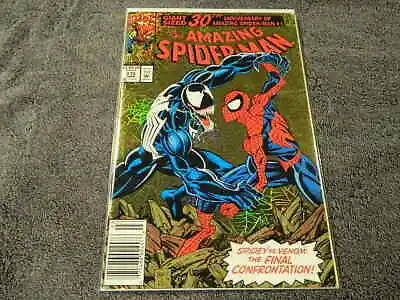 Buy 1993 MARVEL Comics AMAZING SPIDER-MAN #375 Gold Holofoil Cover - Newsstand - FN • 11.86£