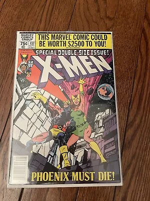 Buy Uncanny X-Men #137 Death Of Phoenix 1980 NEWSSTAND EDITION Marvel Comics VF • 35.75£