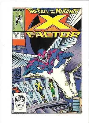 Buy X-Factor # 24 Marvel Comics (1987) Archangel App X-Men X-Force Fall Of Mutants • 15.88£