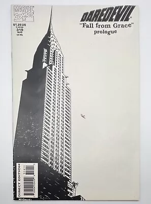 Buy DAREDEVIL Fall From Grace Prologue #319 Elektra - Chrysler Bldg. ICONIC COVER • 19.79£