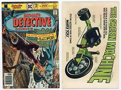 Buy Detective Comics #463 GD/VG 3.0 MARK JEWELERS 1st Black Spider & Calculator 1978 • 22.63£