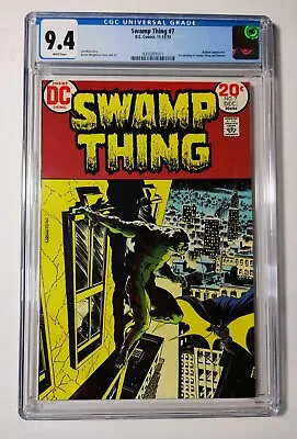 Buy Swamp Thing #7 CGC 9.4 - 1st Meeting Of Swamp Thing & Batman DC 1973  • 253.72£