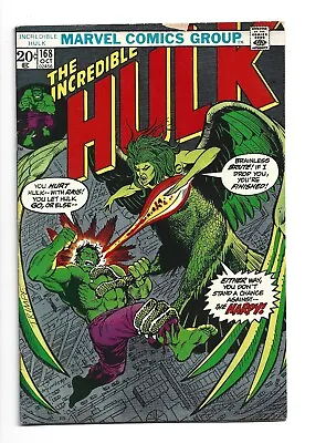 Buy Incredible Hulk #168, FN- 5.5, 1st Appearance Harpy • 24.91£