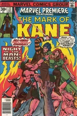 Buy Marvel Premiere #33 (1976) 1st App. Of Solomon Kane In Color In 8.0 Very Fine • 3.61£