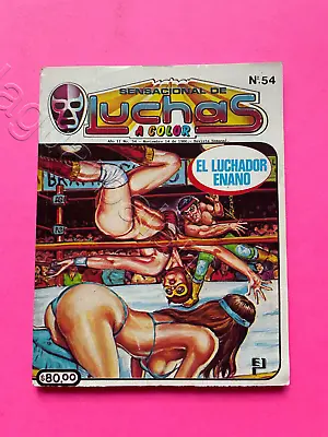 Buy Mexican Vintage Comic Sensacional De Luchas #54 Nov 14th 1986 • 6.35£