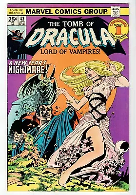 Buy TOMB OF DRACULA #43 - Wrightson Cover - FN Marvel 1976 Vintage Comic • 17.39£