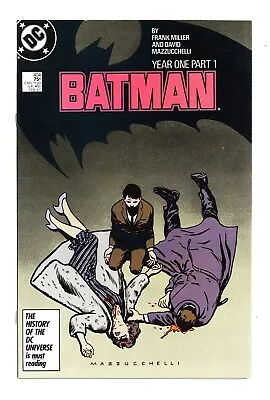 Buy Batman #404 9.2 High Grade Year 1 Frank Miller Story W Pgs 1987 • 47.42£