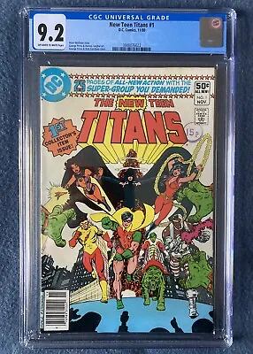 Buy New Teen Titans #1. CGC 9.2. Off White-white Pages. 11/1980. Netflix. Newstand • 140£
