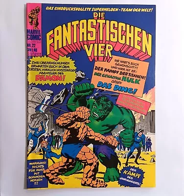 Buy The Fantastic Four 22, Williams, BSV, Klaus Recht (1974-1978) | Z 1- • 8.57£