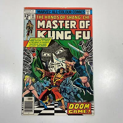 Buy THE HANDS OF SHANG-CHI, MASTER OF KUNG FU #60 Jan 1978 Bronze Age Vintage • 4.99£