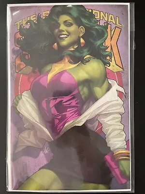 Buy She-Hulk #1 (Marvel) Stanley Artgerm Lau Virgin 1:100 Variant MCU Disney+ • 47.32£