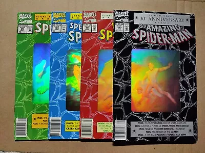 Buy Amazing Spider-Man Lot 30th Anniversary NEWSSTAND Hologram 365 189 26 90 1992 • 43.97£