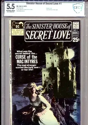 Buy Sinister House Of Secret Love 1 Cbcs 5.5 Grey Tone Cov Jeff Gelb Collection 1971 • 76.41£