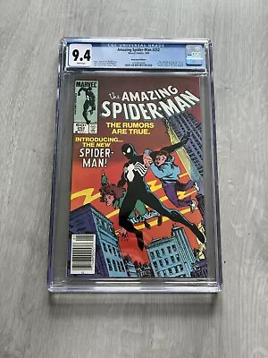Buy Amazing Spider-Man #252 (1984) CGC 9.4 Newsstand - 1st Black Costume - Marvel • 132£