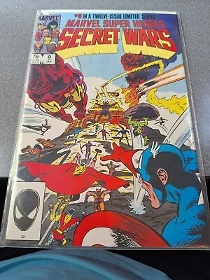 Buy Marvel Comics Marvel Super Heroes Secret Wars Issue 9 VF/NM /7-154 • 10.75£