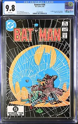 Buy Batman #358 CGC 9.8 NM+/MT WP 1st Killer Croc Cover 1983 DC Comics • 299.68£