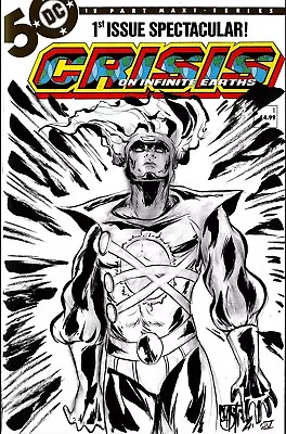 Buy Crisis On Infinite Earths #1 (2024) DC Comic Variant Sketch Cover W Original Art • 55.33£