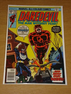 Buy Daredevil #141 Marvel Comic Vg /fine  Stock Picture  Bullseye January 1977 • 12.99£