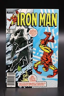 Buy Iron Man (1968) #194 Newsstand Luke McDonnell Cover & Art 1st Scourge NM- • 3.95£