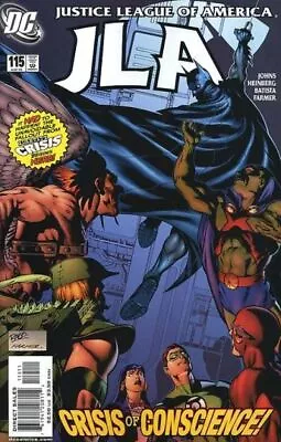 Buy JLA #115 (2005) NM | 'Crisis Of Conscience, Pt. One' | Rags Morales Cover • 2.52£