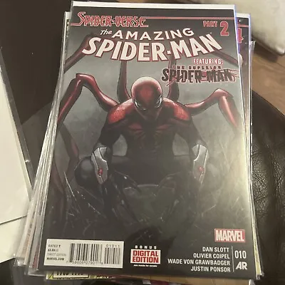 Buy Marvel Comics Amazing Spider-Man #10 1st Print. 1st App Spider-Punk Spiderverse • 40£