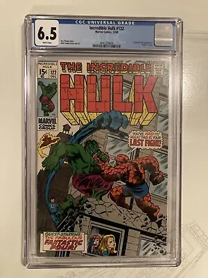 Buy Incredible Hulk #122 (Dec 1969, Marvel) CGC 6.5 (White Pages) • 78.84£