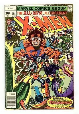 Buy Uncanny X-Men #107 VG+ 4.5 1977 1st Full App. Starjammers • 43.69£