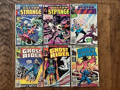 Buy Doctor Strange #18, 45 & 48 + Ghost Rider #32, 56 & 68 - Marvel Comics Lot • 9.61£