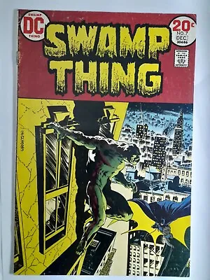 Buy 1973 Swamp Thing 7 Fine.First Meeting Swamp Thing And Batman.Bernie Wrigthson... • 25.64£