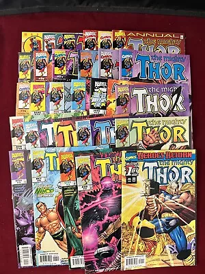 Buy MIGHTY THOR 28 Issue Lot 1-16 19-21 23-28 35 42 Annual ROMITA JR Marvel 1998 🦝 • 63.55£