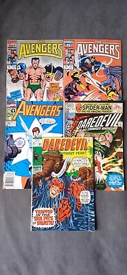 Buy Marvel,Vintage Comics Joblot×5,Pre-owned, Used,Avengers,Daredevil  • 2.99£