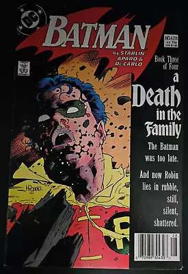 Buy BATMAN No. 428 DC Comics A Death In The Family Starlin RAW 1988 First Edition • 39.57£