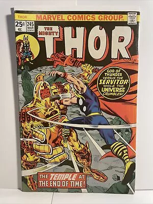 Buy Bronze Age Marvel Comics The Mighty Thor No.245, 1st He Who Remains, 1975 • 9.61£