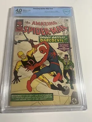 Buy The Amazing Spider-Man #16 (Marvel, September 1964) CBCS 4.0 • 354.79£