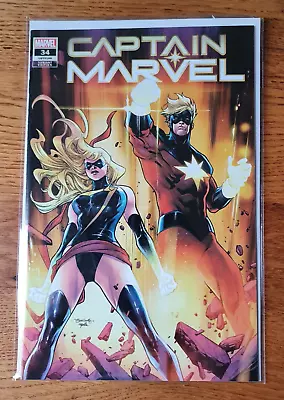 Buy Captain Marvel #34 Stephen Segovia Variant • 10£