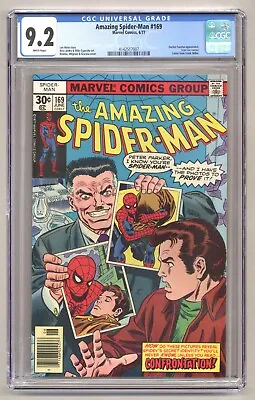 Buy Amazing Spider-Man 169 (CGC 9.2) Doctor Faustus Stan Lee Frank Miller Letter 411 • 39.44£