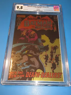 Buy Detective Comics #411 Adams  Reprint Foil Variant  CGC 9.8 NM/M Gorgeous Gem Wow • 46.31£