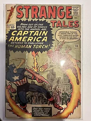 Buy Strange Tales #114 1963 1st Silver Age Captain America • 241.28£