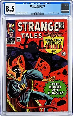 Buy Strange Tales #146 Cgc 8.5 Off White Pages 1966 • 277.05£