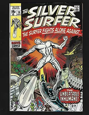 Buy Silver Surfer #18 FNVF Kirby Inhumans Black Bolt Maximus Medusa Final Issue • 52.75£