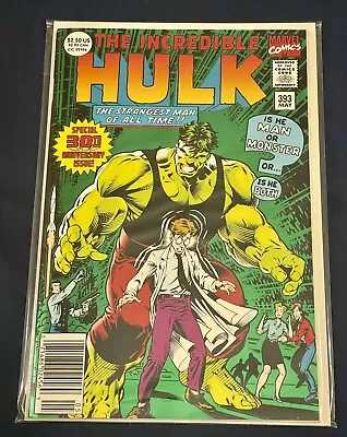 Buy The Incredible Hulk 393 Foil Cover 30th Anniv. Newsstand NM 1992 Marvel Comics • 9.59£