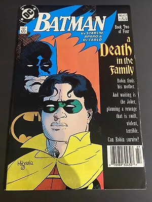 Buy Batman 427. HTF Newsstand. Jason Todd Robin. Death In The Family. NM DC 1988 • 24.13£