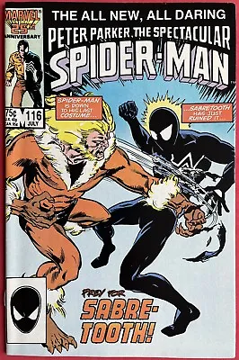 Buy Spectacular Spider-Man #116 (1986) 1st Appearance Of Foreigner • 19.95£